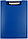 Планшет с крышкой «Бюрократ» толщина пластика 1,2 мм, синий, фото 2
