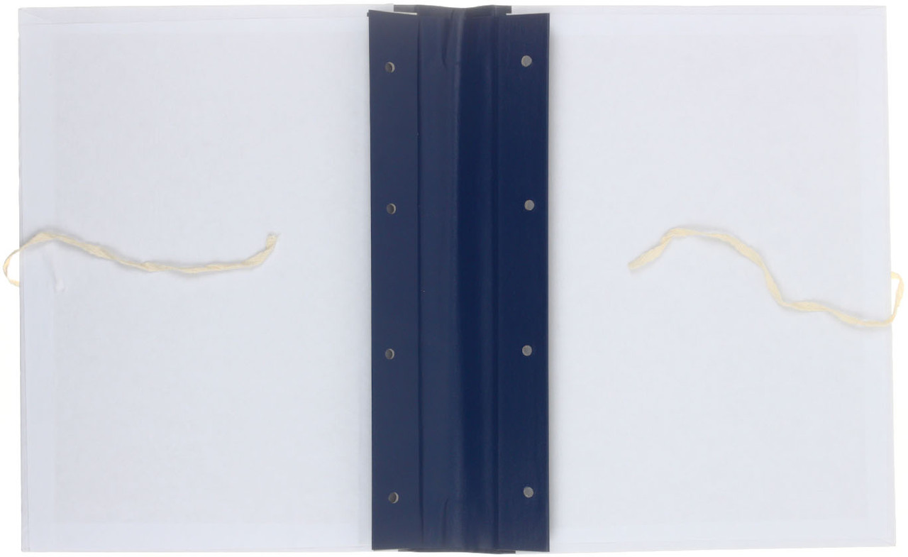 Папка архивная для переплета Silwerhof (без шпагата) на завязках «Форма 21», корешок 50 мм, белая