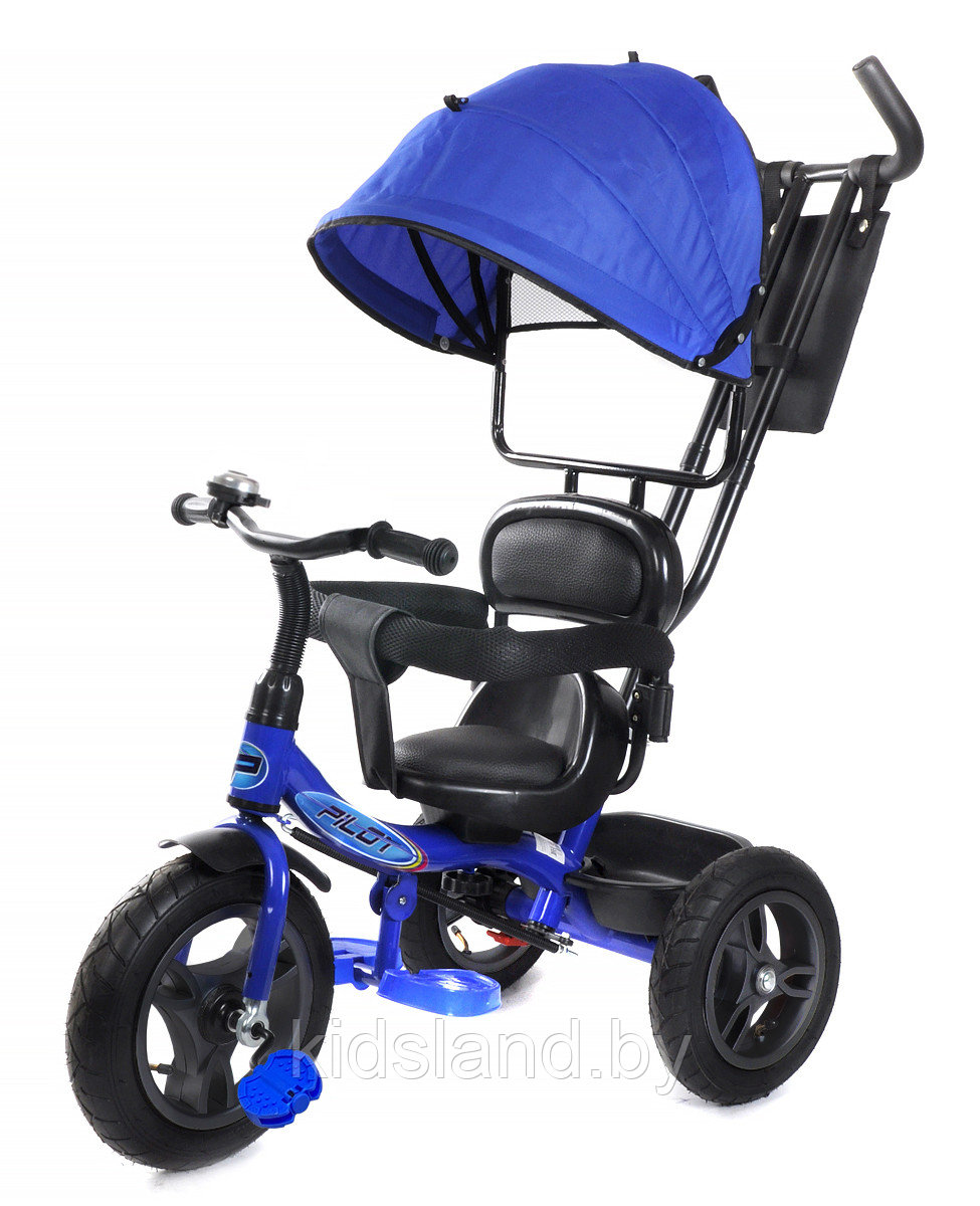 Трехколесный велосипед Trike Pilot PTA1 с поворотным сиденьем (синий) - фото 1 - id-p225036752