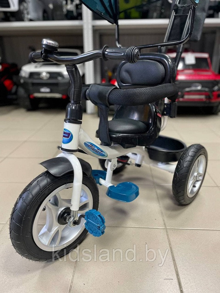 Трехколесный велосипед Trike Pilot PTA1 с поворотным сиденьем (голубой) - фото 2 - id-p225036775