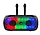 Беспроводная портативная акустика колонка 40W караоке с двумя микрофонами Bluetooth блютуз ZQ6215, фото 2