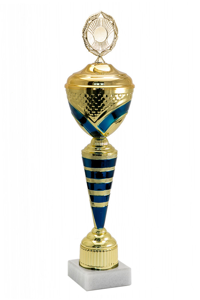 Кубок "Атлантида "на мраморной подставке с крышкой , высота 47 см, чаша 10 см арт. 1002-350-100 КЗ - фото 1 - id-p225036809