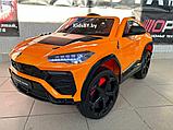 Детский электромобиль RiverToys Lamborghini Urus E777EE (оранжевый) Полноприводный, фото 2