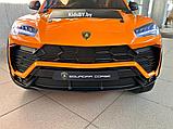 Детский электромобиль RiverToys Lamborghini Urus E777EE (оранжевый) Полноприводный, фото 3