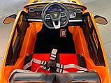 Детский электромобиль RiverToys Lamborghini Urus E777EE (оранжевый) Полноприводный, фото 5