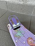 Самокат BelAshimi Scooter (пони фиолетовые) светящиеся колеса, фото 5