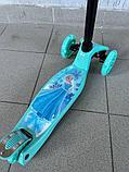 Самокат BelAshimi Scooter (герои голубые колеса) светящиеся колеса, фото 3