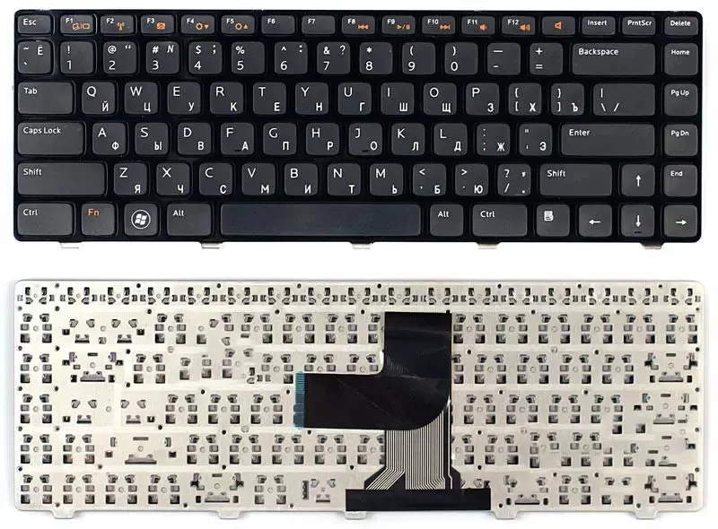 Клавиатура для ноутбука Dell XPS 15 L502X, M5040, N5050, N5040, N4110, черная - фото 1 - id-p225037613