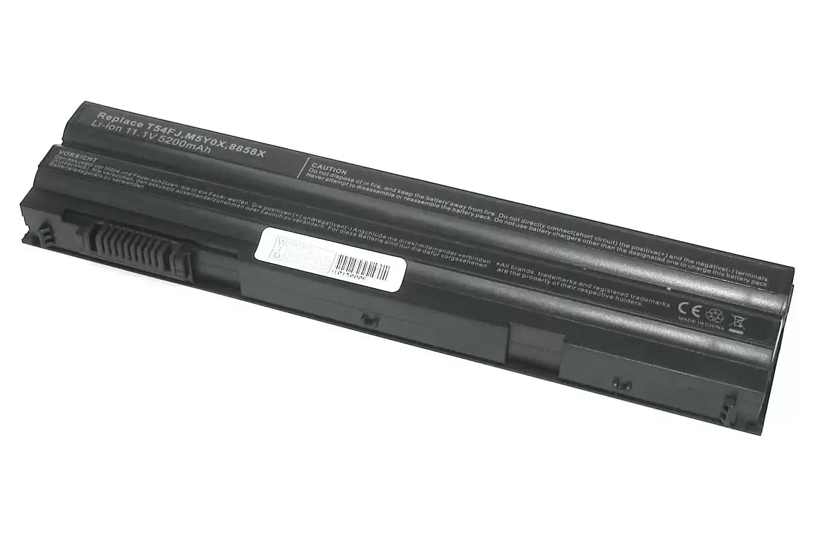 Аккумулятор (батарея) для ноутбука Dell Latitude E6420 5200мАч T54FJ (4NW9), черный (OEM) - фото 1 - id-p225037627