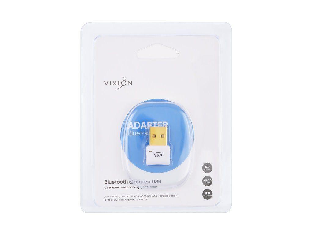 Bluetooth приёмник USB, белый (Vixion) - фото 1 - id-p225037672