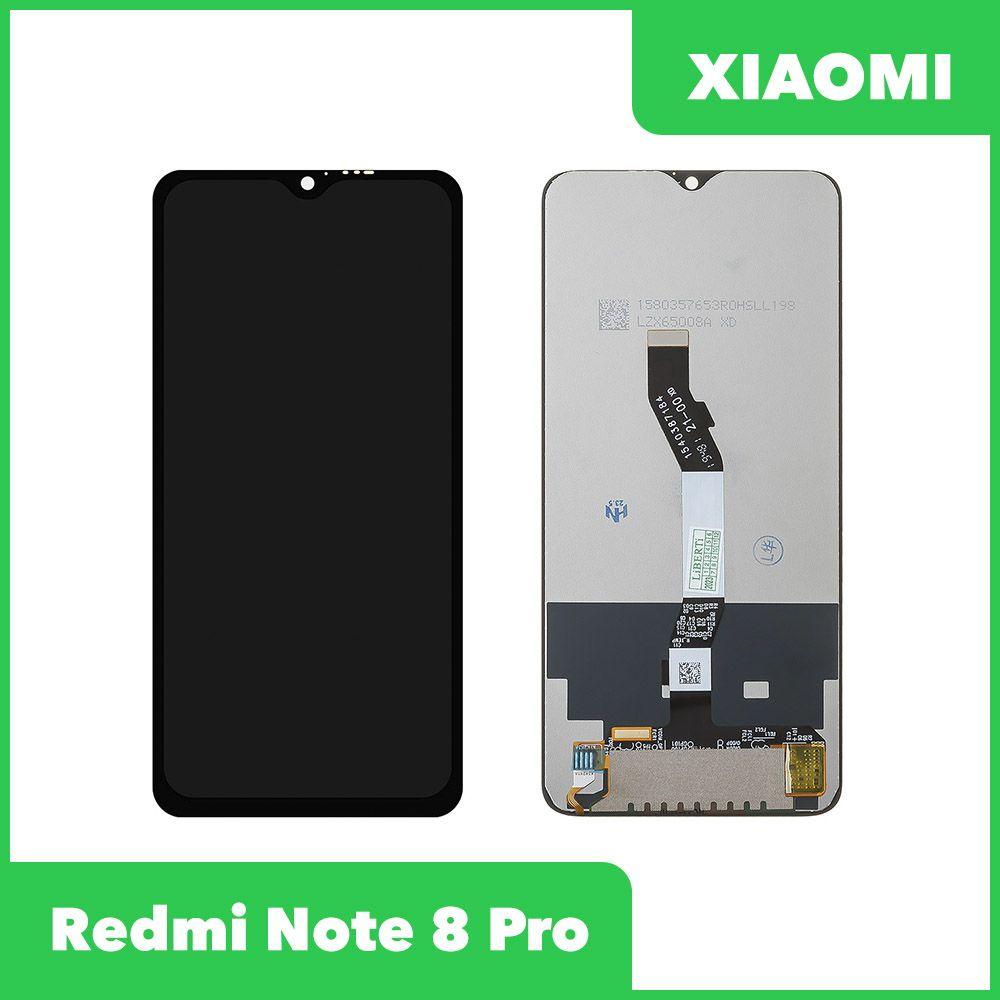 LCD дисплей для Xiaomi Redmi Note 8 Pro в сборе с тачскрином COG (черный) - фото 1 - id-p225037723