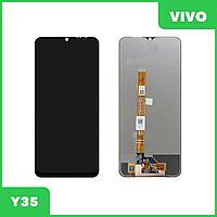 LCD дисплей для Vivo Y35 (V2205) с тачскрином (черный)