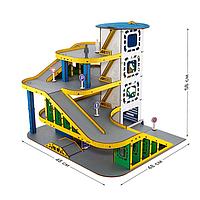 Игрушка развивающая Паркинг. Деревянный конструктор EWA