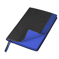 Ежедневник Flexy Viva Latte Daphne Color A5, серый/синий, недатированный, в гибкой обложке