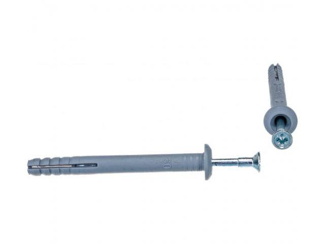 Дюбель-гвоздь 6х60 мм полипропилен гриб (5 кг) STARFIX - фото 1 - id-p225045566