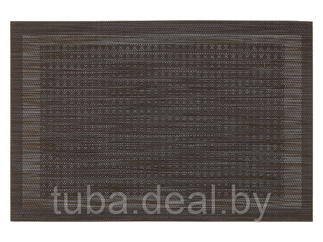 Салфетка сервировочная, текстилен, "HomeArt-3", 45х30 см, черная, PERFECTO LINEA (ОТГРУЗКА ТОЛЬКО ПО - фото 1 - id-p225042751