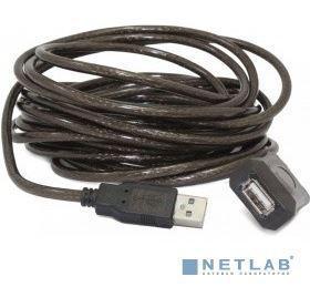 CABLEXPERT Кабель удлинитель USB 2.0 активный, AM/AF, 5м (UAE-01-5M)