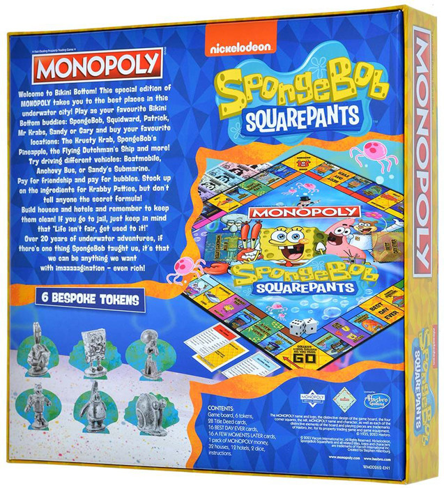 Монополия: Губка Боб Квадратные Штаны / Monopoly: Spongebob Squarepants ENG - фото 2 - id-p225039137