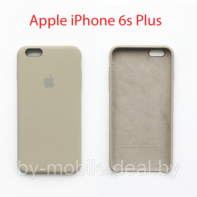 Чехол бампер Apple iPhone 6 plus, 6s plus бежевый - фото 1 - id-p225039432