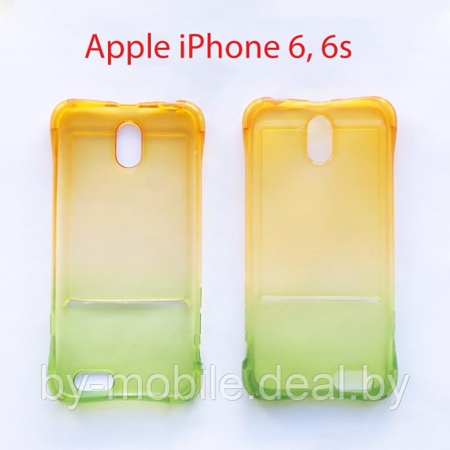 Чехол бампер Apple iPhone 6, 6s желто-зеленый - фото 1 - id-p225039435