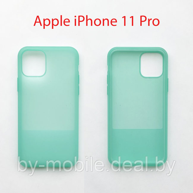 Чехол бампер Apple iPhone 11 pro бирюзовый - фото 1 - id-p225039446