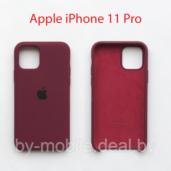Чехол бампер Apple iPhone 11 pro бордовый - фото 1 - id-p225039447