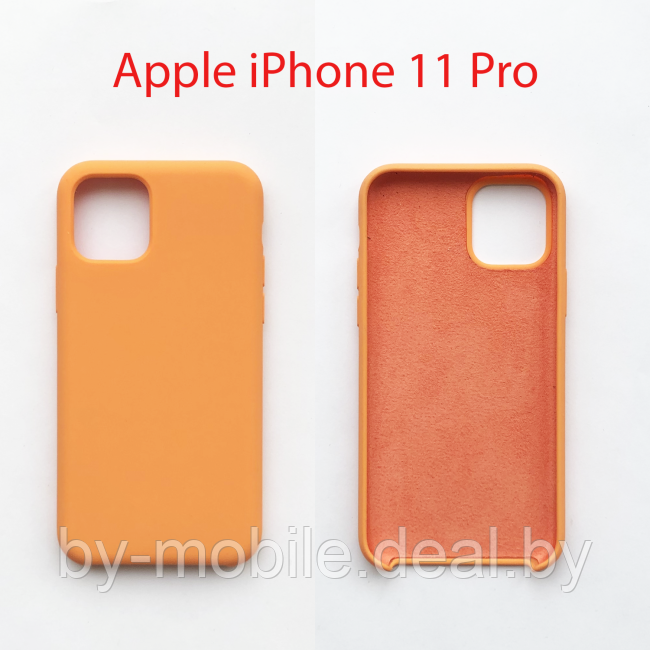 Чехол бампер Apple iPhone 11 pro оранжевый - фото 1 - id-p225039451