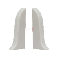 Заглушка для плинтуса ПВХ Winart 58 834 Белый матовый (левая+правая)