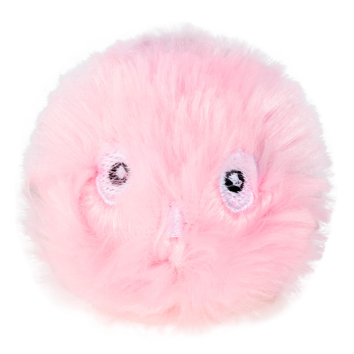 Игрушка для кошек Пушистый мячик Fancy pets (со звуком) розовый - фото 1 - id-p225039335