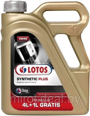 Моторное масло Lotos Synthetic Plus SN/CF 5W40 - фото 1 - id-p225052670