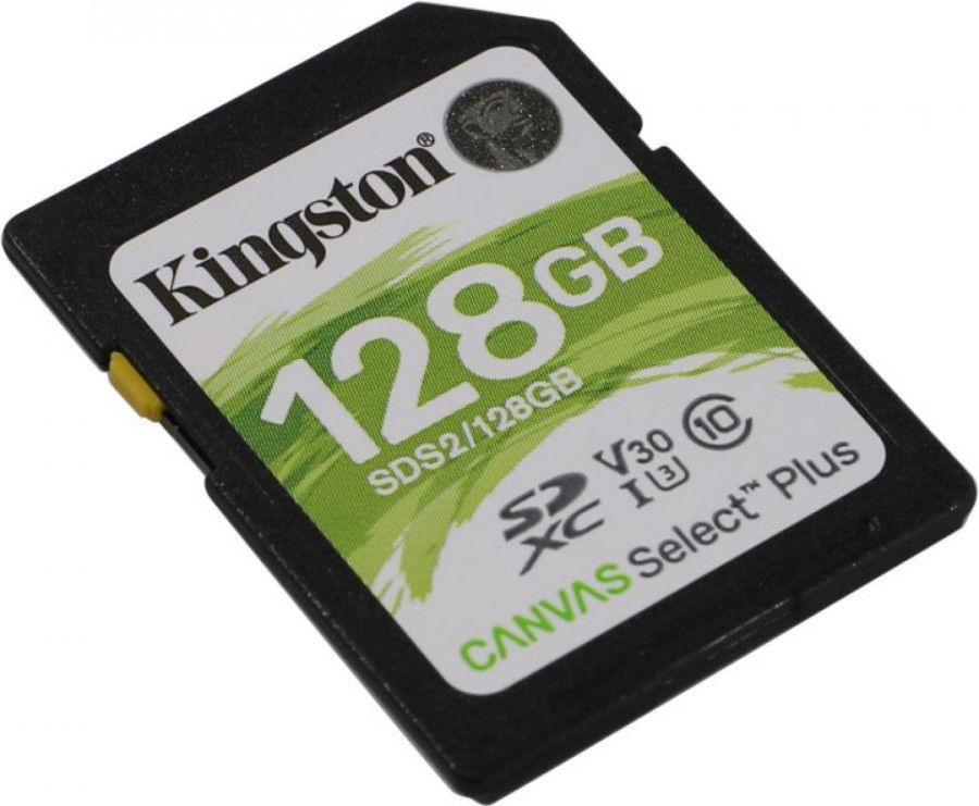 Карта памяти Kingston SDS2/128GB SDXC Memory Card 128Gb UHS U3 V30 - фото 1 - id-p225053617