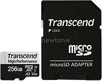 Карта памяти Transcend microSDXC 330S 256GB (с адаптером)