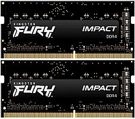 Модуль памяти Kingston FURY Impact KF432S20IBK2/32 DDR4 SODIMM 32Gb KIT 2*16Gb PC4-25600 CL20 (for NoteBook)