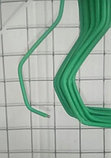 Профиль зигзаг крепление тепличной пленки (завальцованный) с пружиной в полимерном покрытии, фото 4
