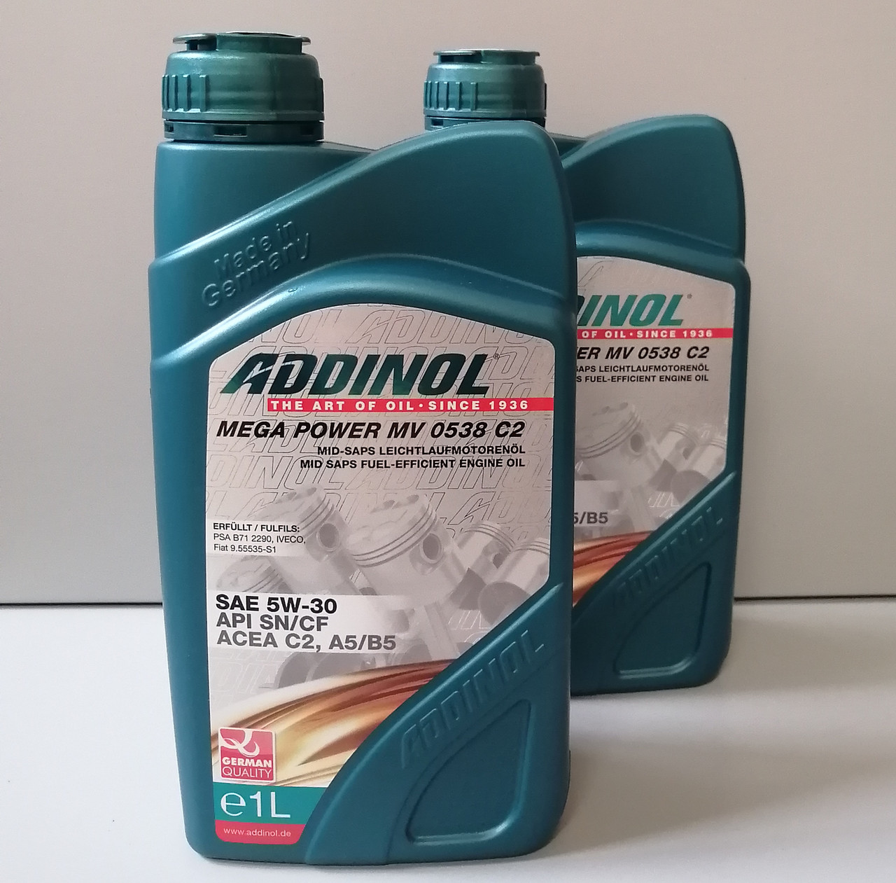 5W-30 ADDINOL Масло моторное Mega Power MV 0538 C2, 1л
