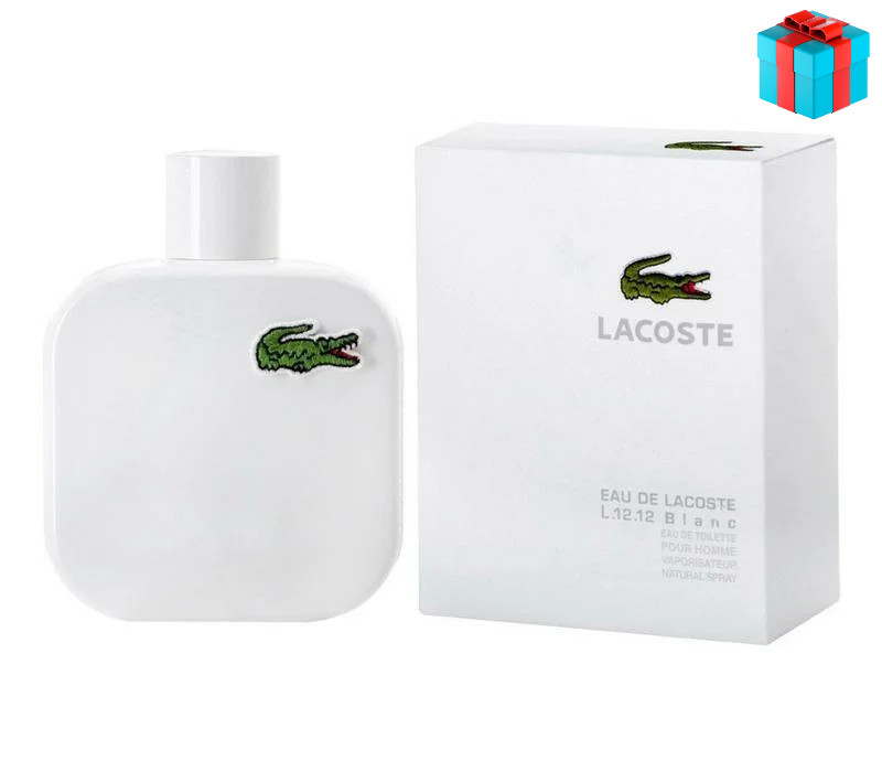 Мужская туалетная вода Lacoste L.12.12 Blanc Pour Homme 100ml - фото 1 - id-p192663914