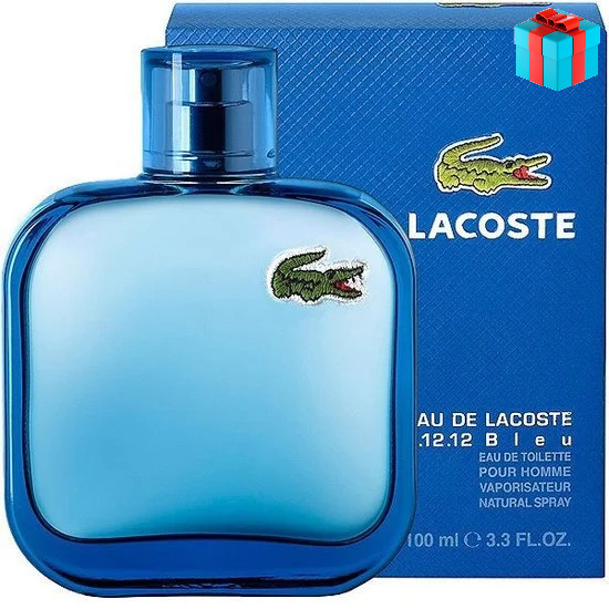 Мужская туалетная вода Lacoste L.12.12 Bleu Pour Homme 100ml - фото 1 - id-p192695375