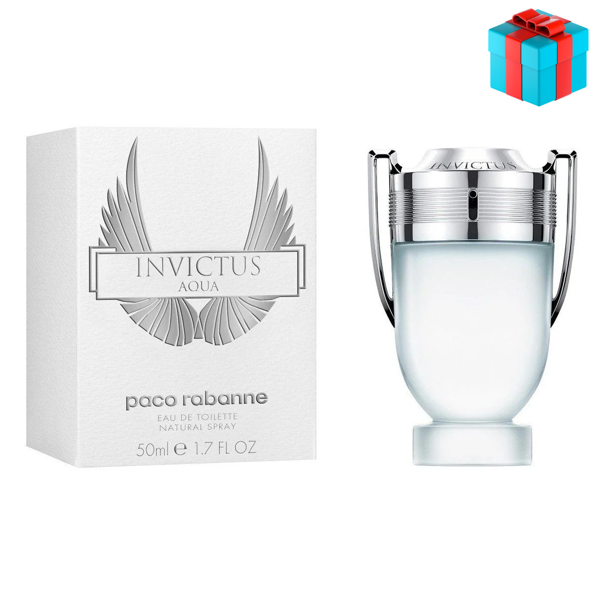 Мужская туалетная вода Paco Rabanne Invictus Aqua 100ml - фото 1 - id-p192701342