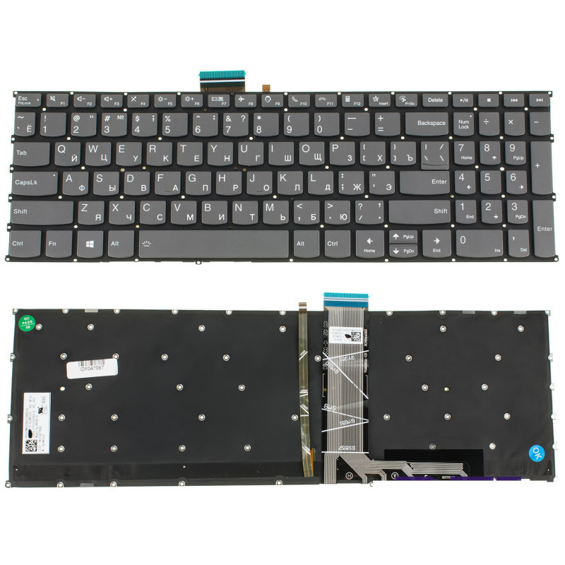 Клавиатура для ноутбука серий Lenovo IdeaPad Flex 5-15 (с разбора)