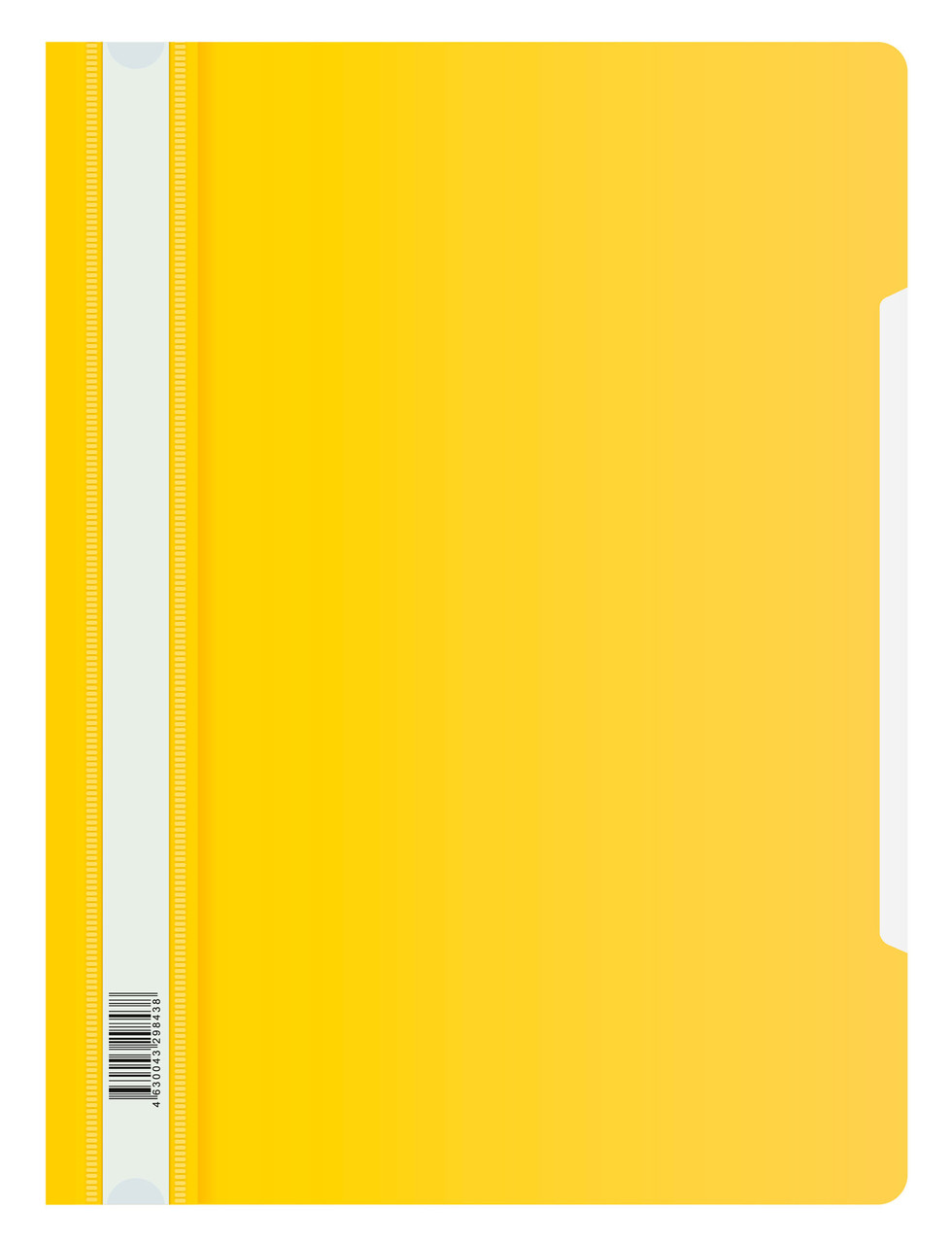 Папка-скоросшиватель Бюрократ Люкс -PSL20YEL A4 прозрач.верх.лист пластик желтый 0.14/0.18 - фото 1 - id-p225054559