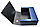 Папка архивная на резинке Silwerhof Perlen 311916-74 полипропилен 1мм корешок 120мм A4 синий металлик, фото 2