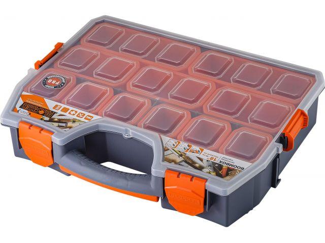 Органайзер Boombox, 18 секций, 46 см, серо-свинцовый/оранж., BLOCKER