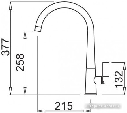 Смеситель Elleci Athena G48 Cemento - фото 2 - id-p225056107