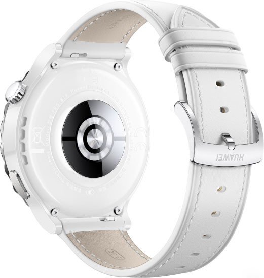 Умные часы Huawei Watch GT 3 Pro Ceramic 43 мм (белый/кожа) - фото 7 - id-p225055043