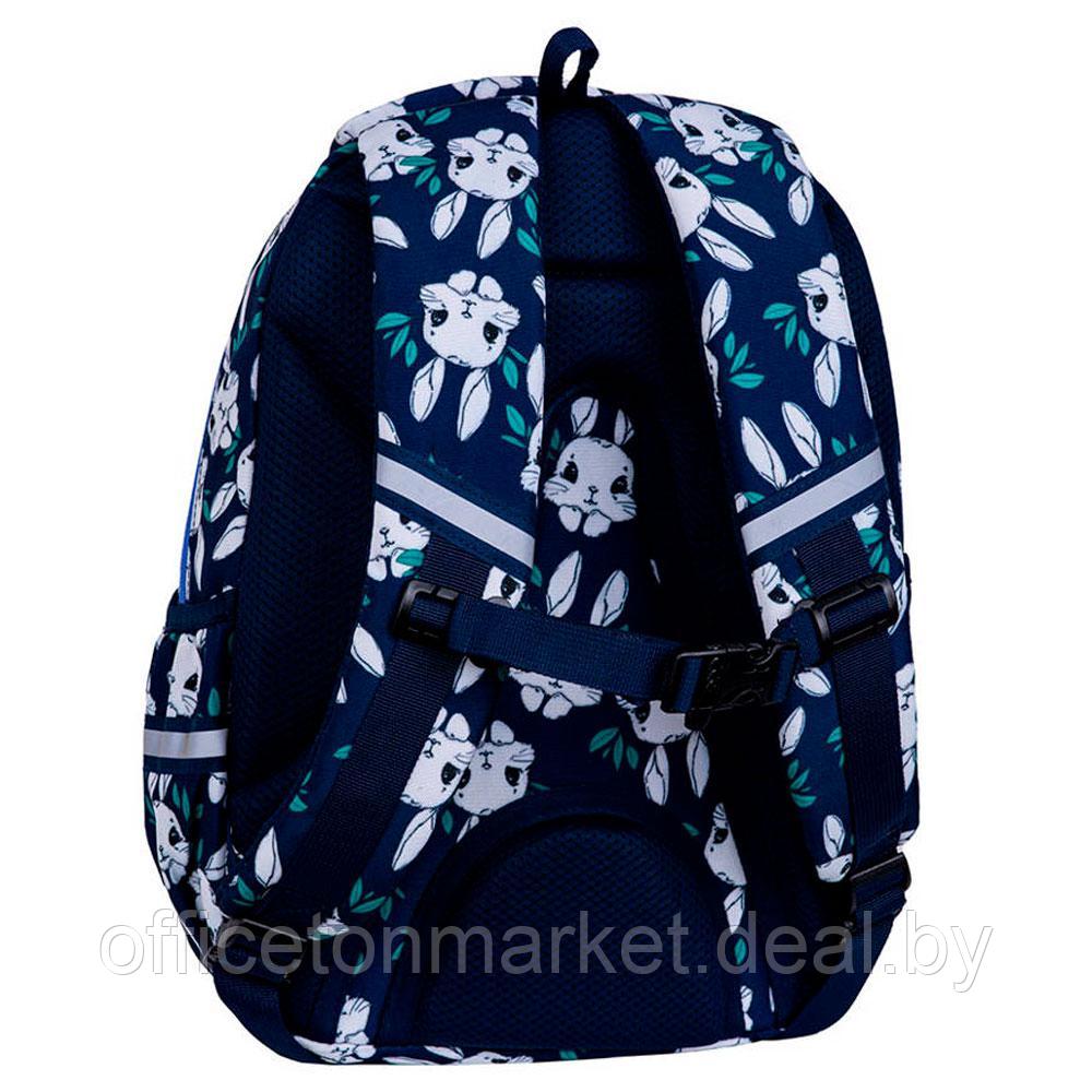 Рюкзак школьный CoolPack "Bunnyland", темно-синий, белый - фото 2 - id-p225015307