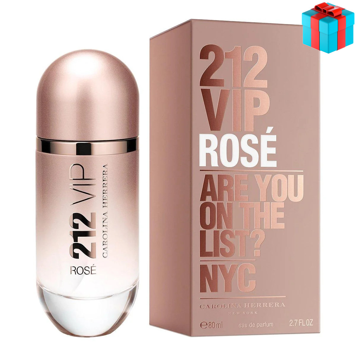 Женский парфюм Carolina Herrera 212 VIP Rose edp 80ml