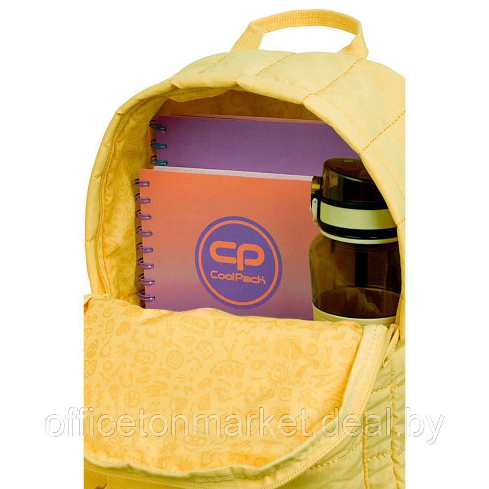 Рюкзак молодежный CoolPack "Abby", желтый - фото 5 - id-p225015166