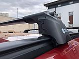 Багажник на крышу авто TURTLE AIR 2 black на интегрированные рейлинги, фото 8