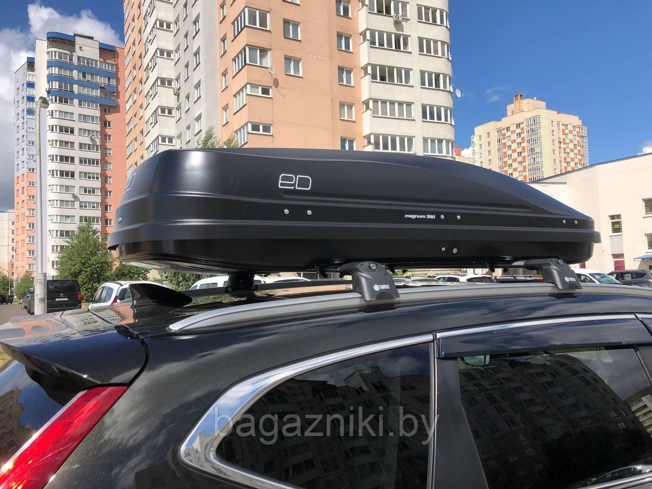 Багажник на крышу авто TURTLE AIR 2 silver на интегрированные рейлинги - фото 9 - id-p157765785