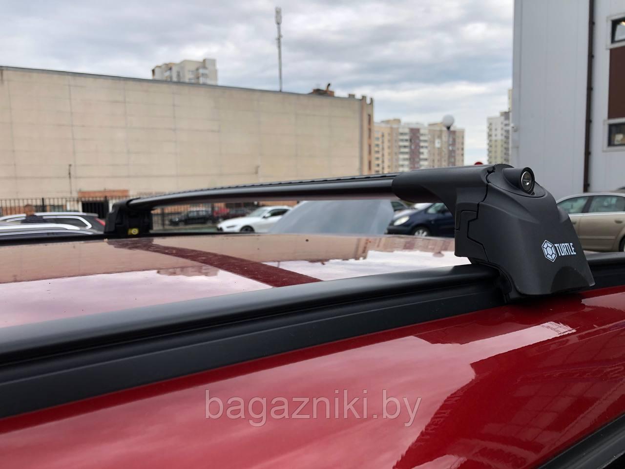 Багажник на крышу авто TURTLE AIR 2 black на интегрированные рейлинги - фото 9 - id-p157765823